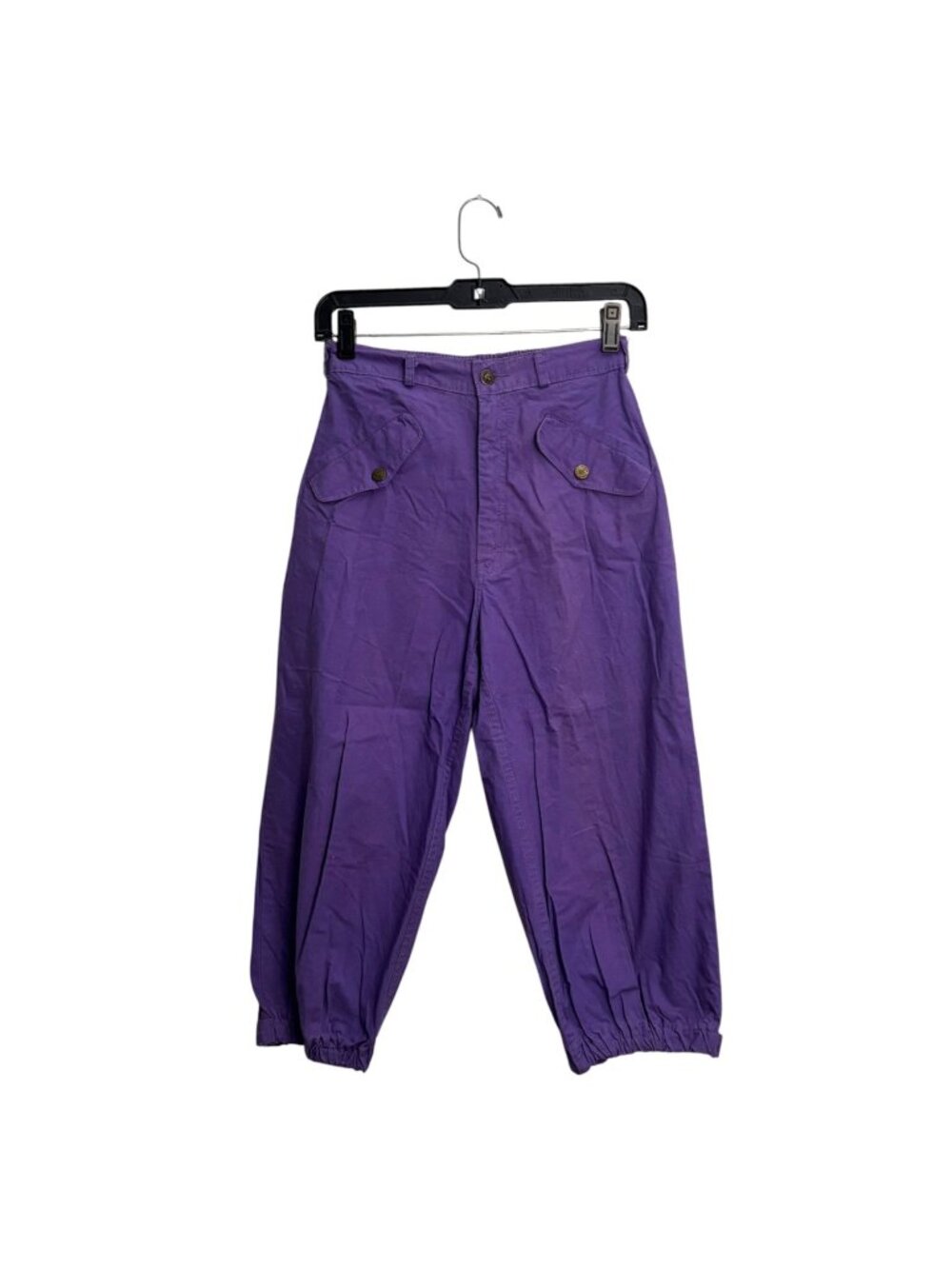 Vintage 70s Organically Grown by Arpeja Cropped Pants 7 Barrel High Waist Crop